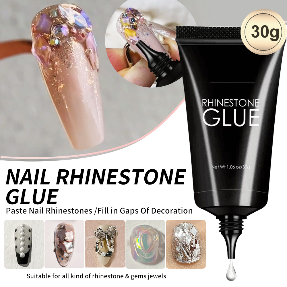 Rhinestone Nail Gem - 1 шт., суперпрочный клейкий гель для