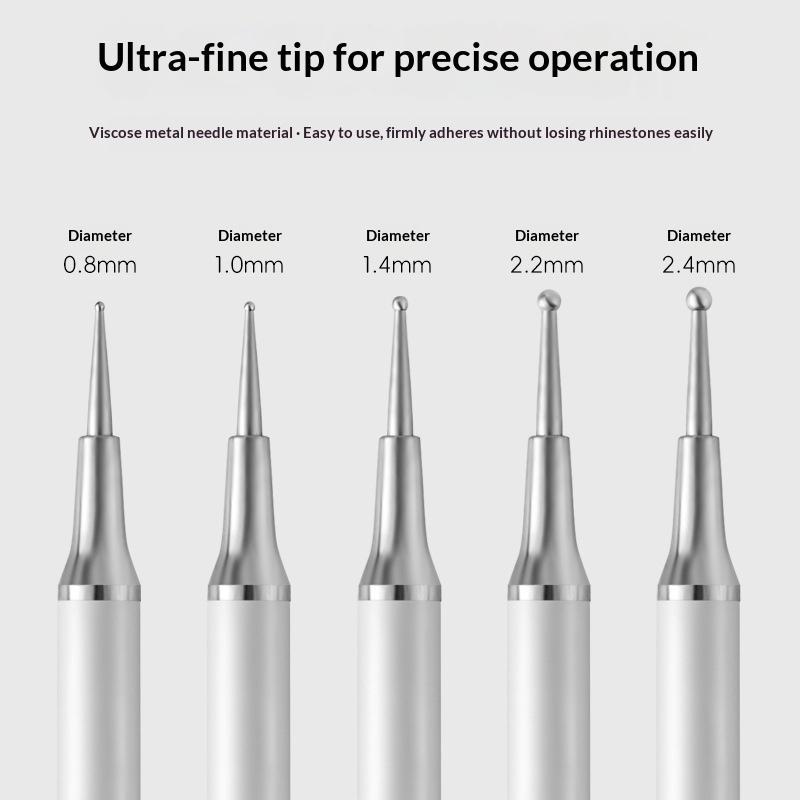 Набор из 5 акриловых ручек для – обзор и цена Rhinestone Nail Gem
