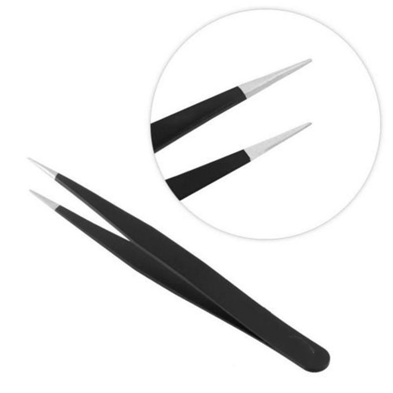 1 шт., изогнутый черный Пинцет – обзор и цена Rhinestone Nail Gem