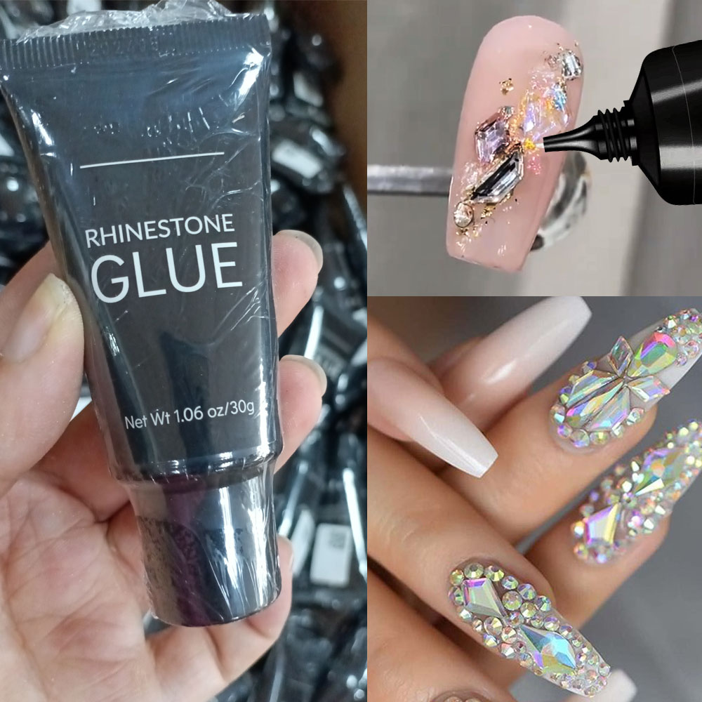 30 г клей со стразами для ногт – обзор и цена Rhinestone Nail Gem