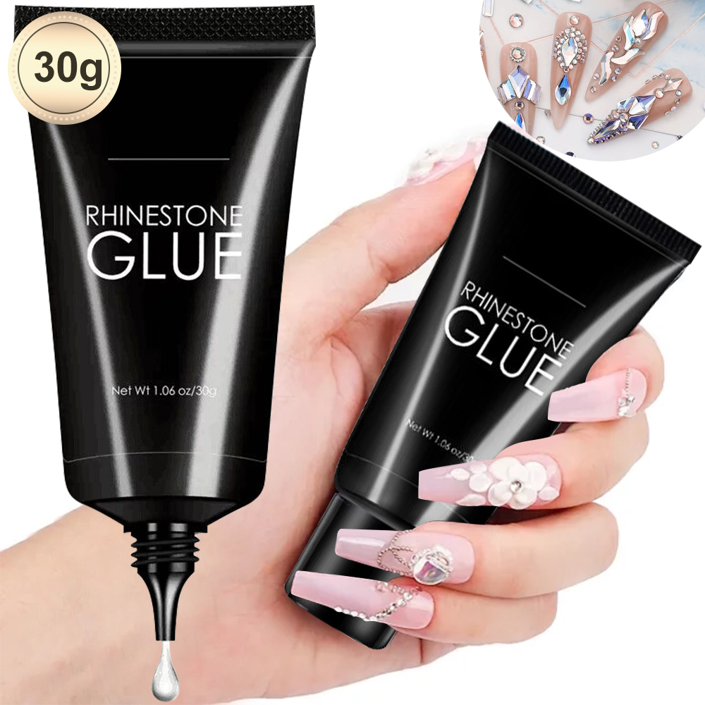 30 г клей со стразами для ногт – обзор и цена Rhinestone Nail Gem